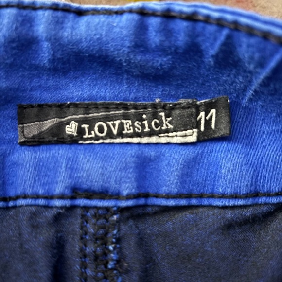 Lovesick Vibrant Blue and Deep Black Apparel - Picture 3 of 10